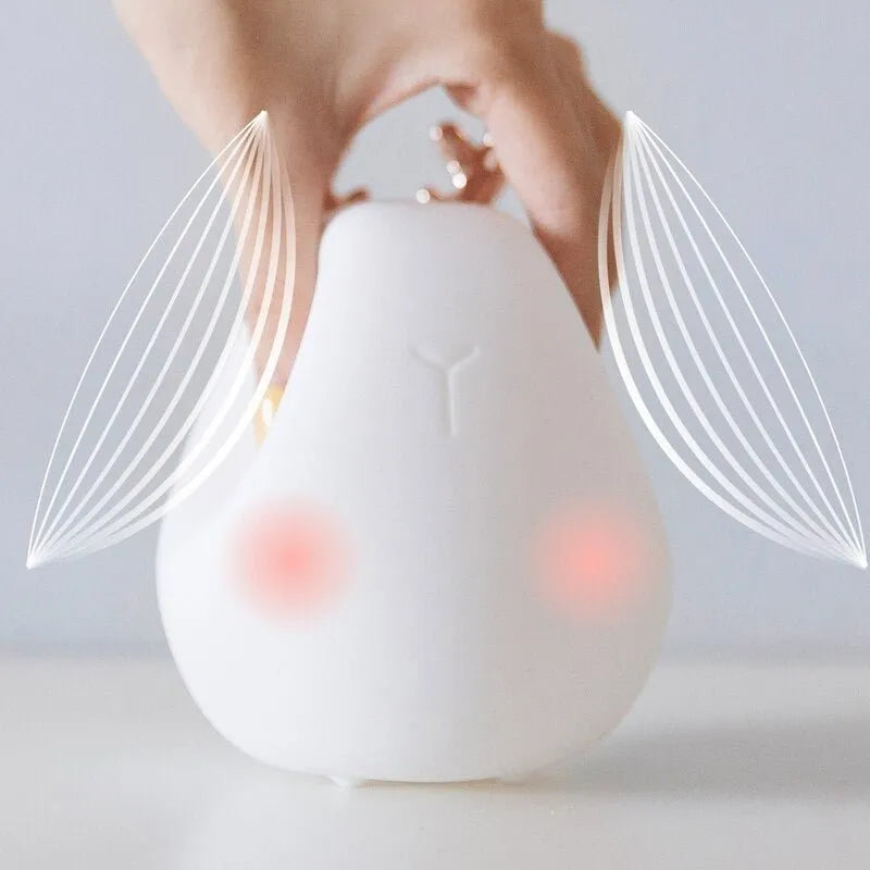 Kabellose Nachtlampe aus Silikon für Kinder