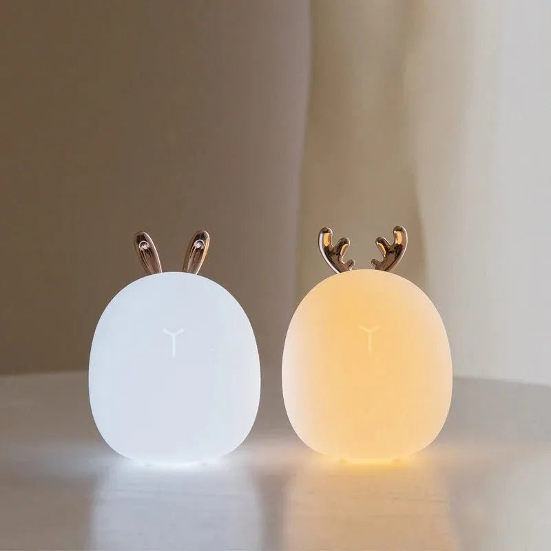 Kabellose Nachtlampe aus Silikon für Kinder