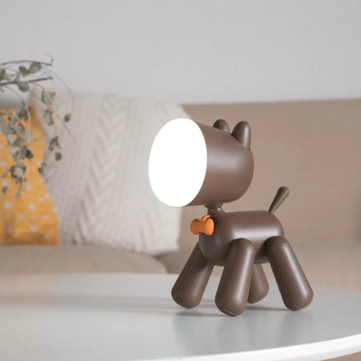 Kabellose Nachttischlampe Kind Hund