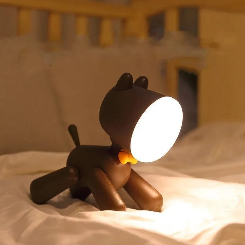 Kabellose Nachttischlampe Kind Hund
