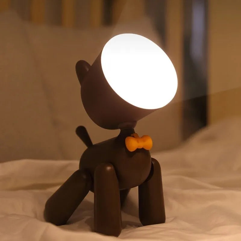 Kabellose Nachttischlampe Kind Hund