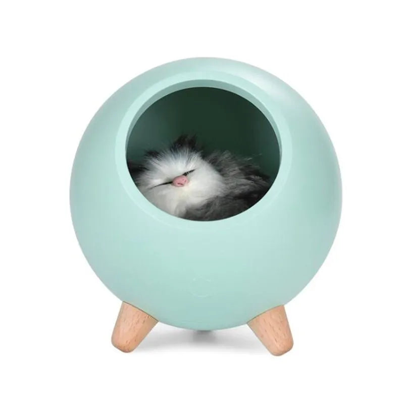 Kabellose Nachttischlampe für Kinder Katze
