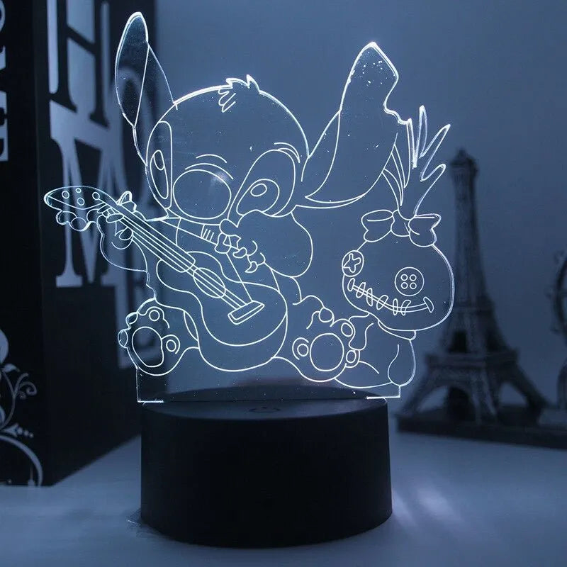 LED-Nachttischlampe Stitch