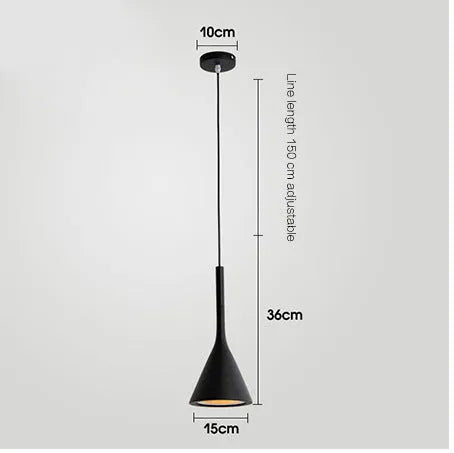 Moderne hängende Nachttischlampe
