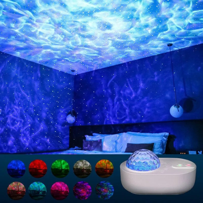 Nachttischlampe LED Galaxy Projektor