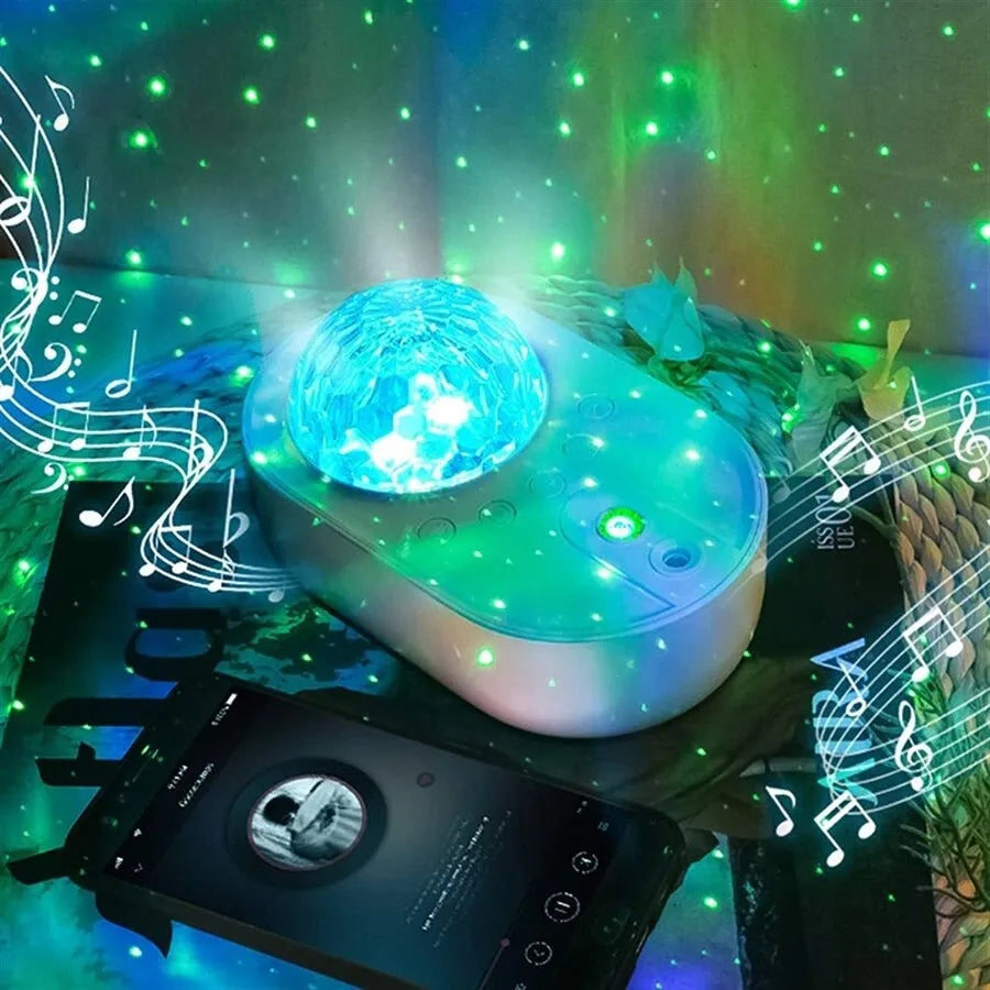 Nachttischlampe LED Galaxy Projektor