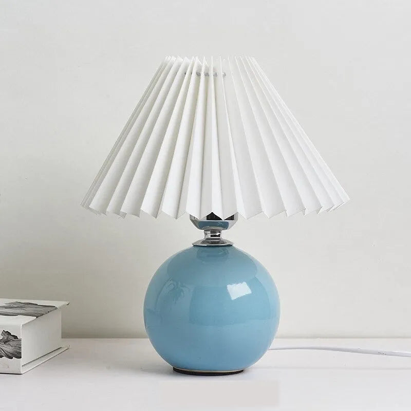 Nachttischlampe Vintage Keramik