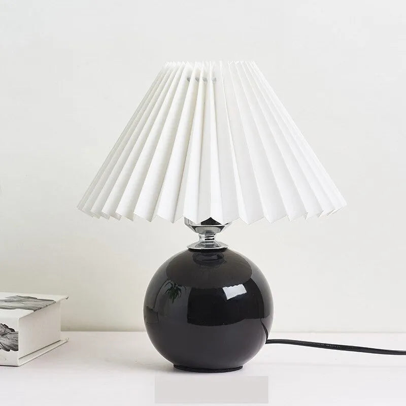 Nachttischlampe Vintage Keramik
