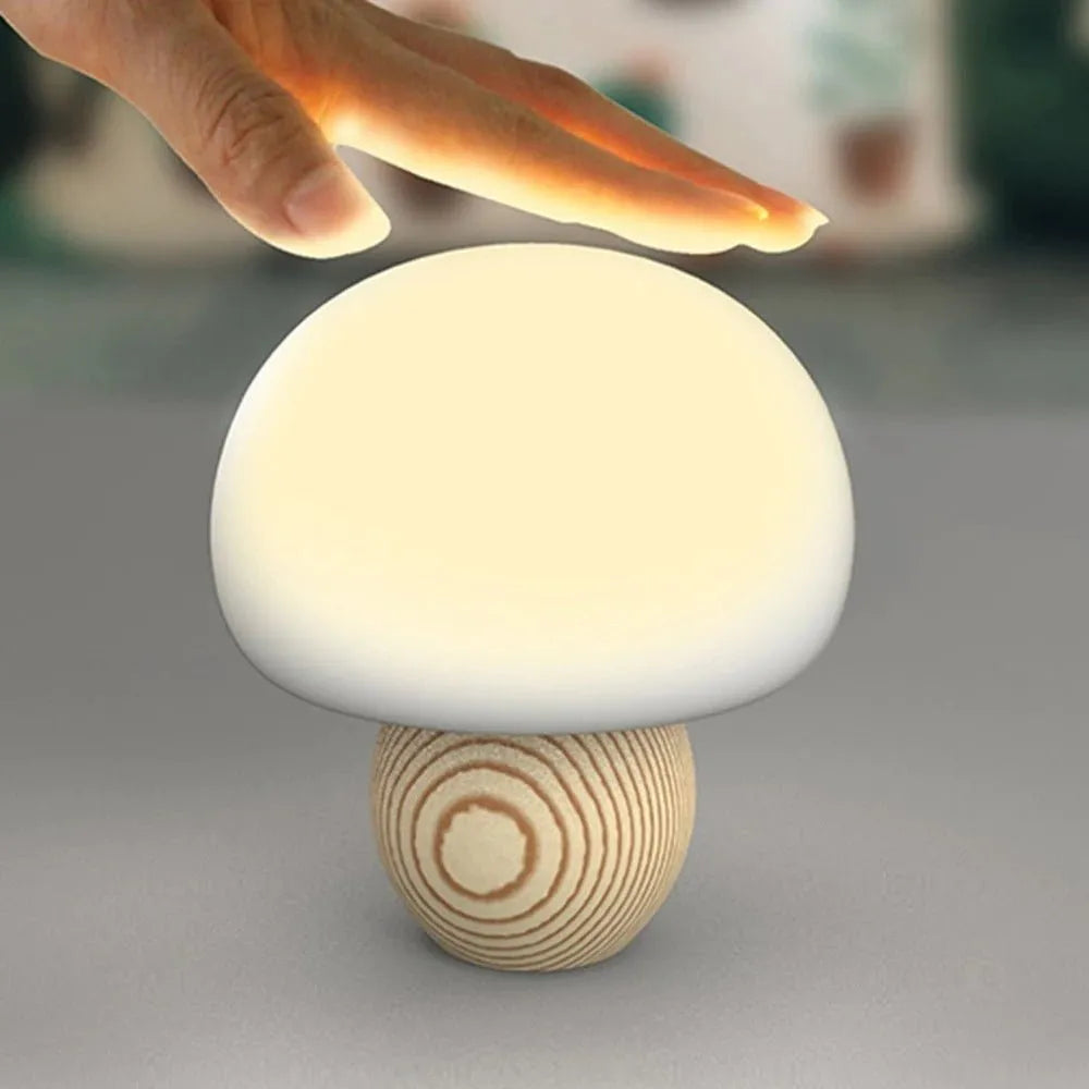 Nachttischlampe für Kinder Magnetischer Pilz