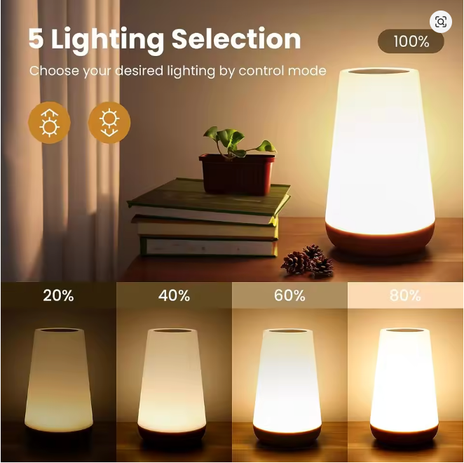 Nachttischlampe mit Touchfunktion