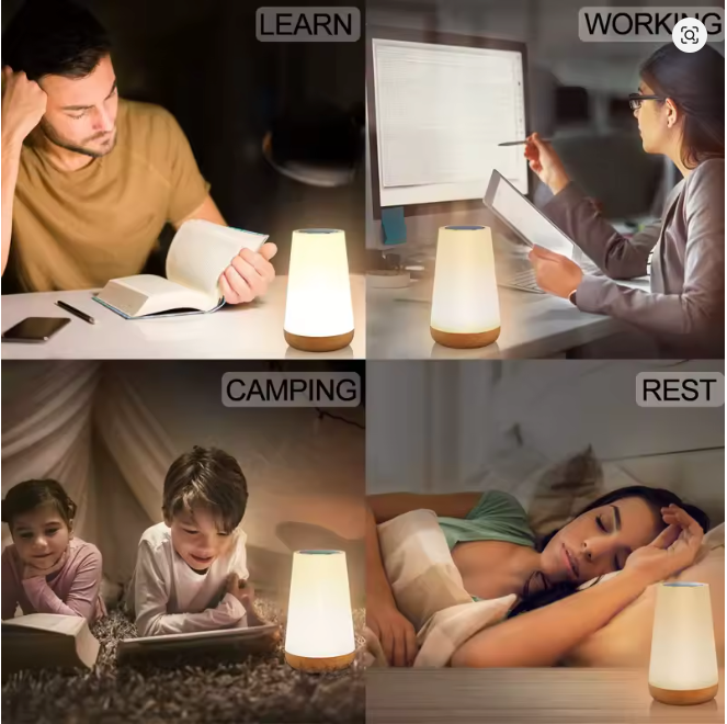 Nachttischlampe mit Touchfunktion
