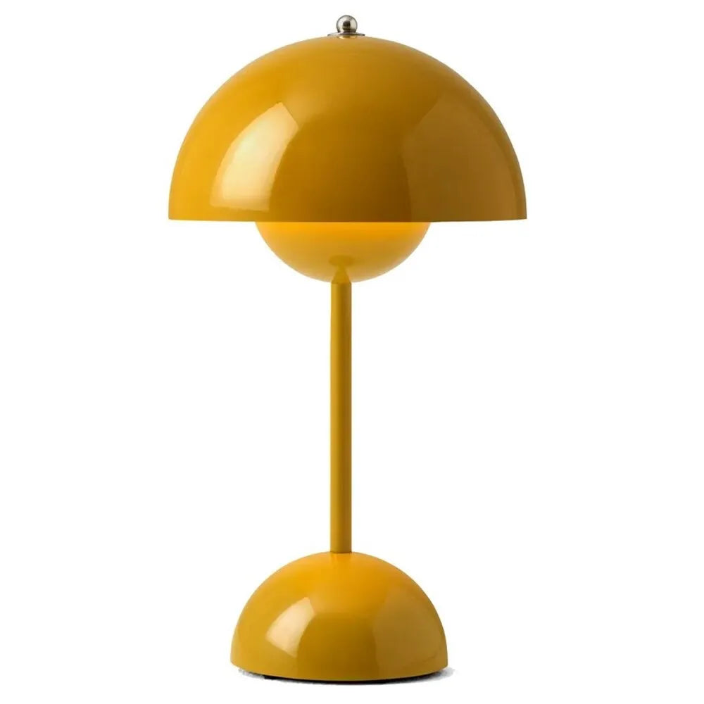 Vintage Pilz Nachttischlampe